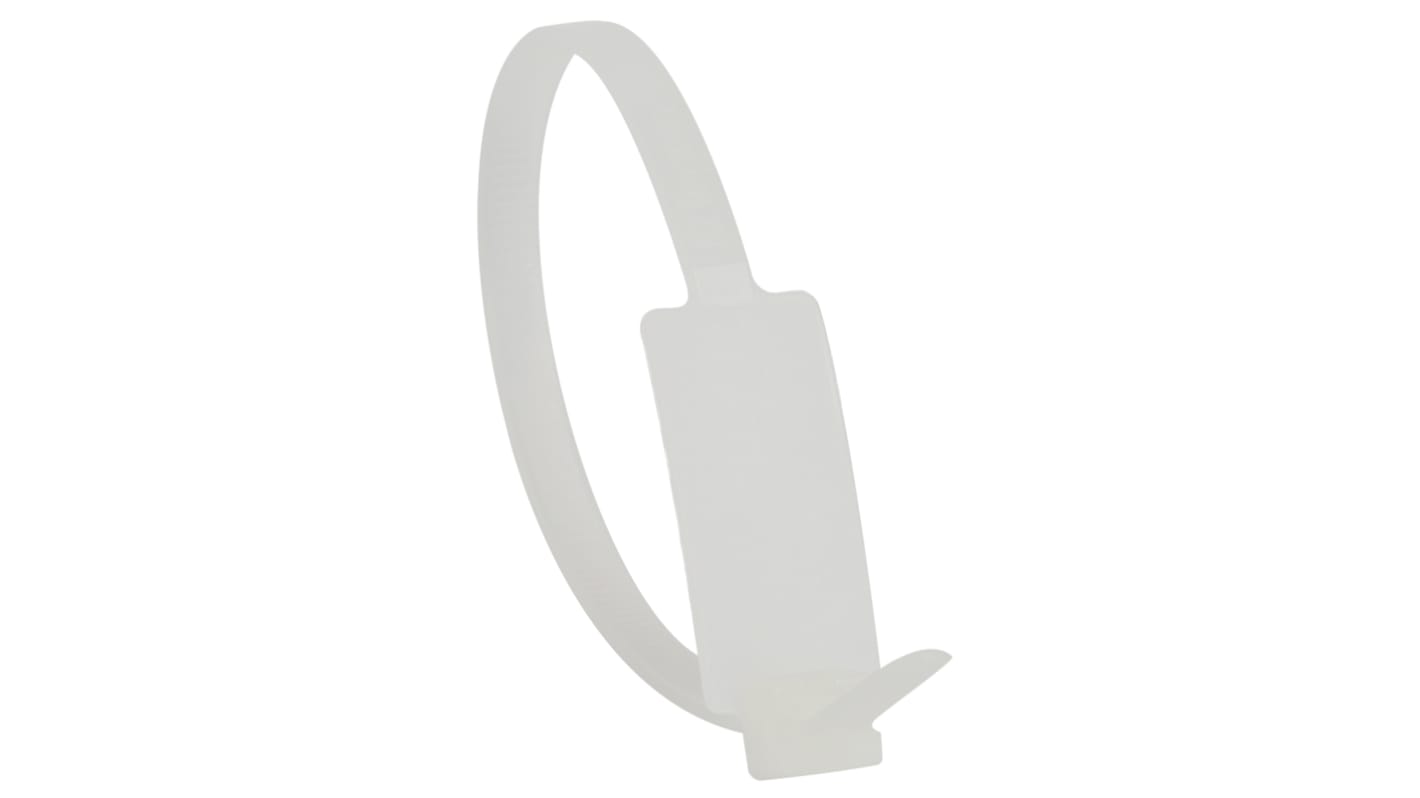 Legrand Cable Tie, Self Lock Head, 180mm x 4.6 mm, Natural Polyamide, Pk-100