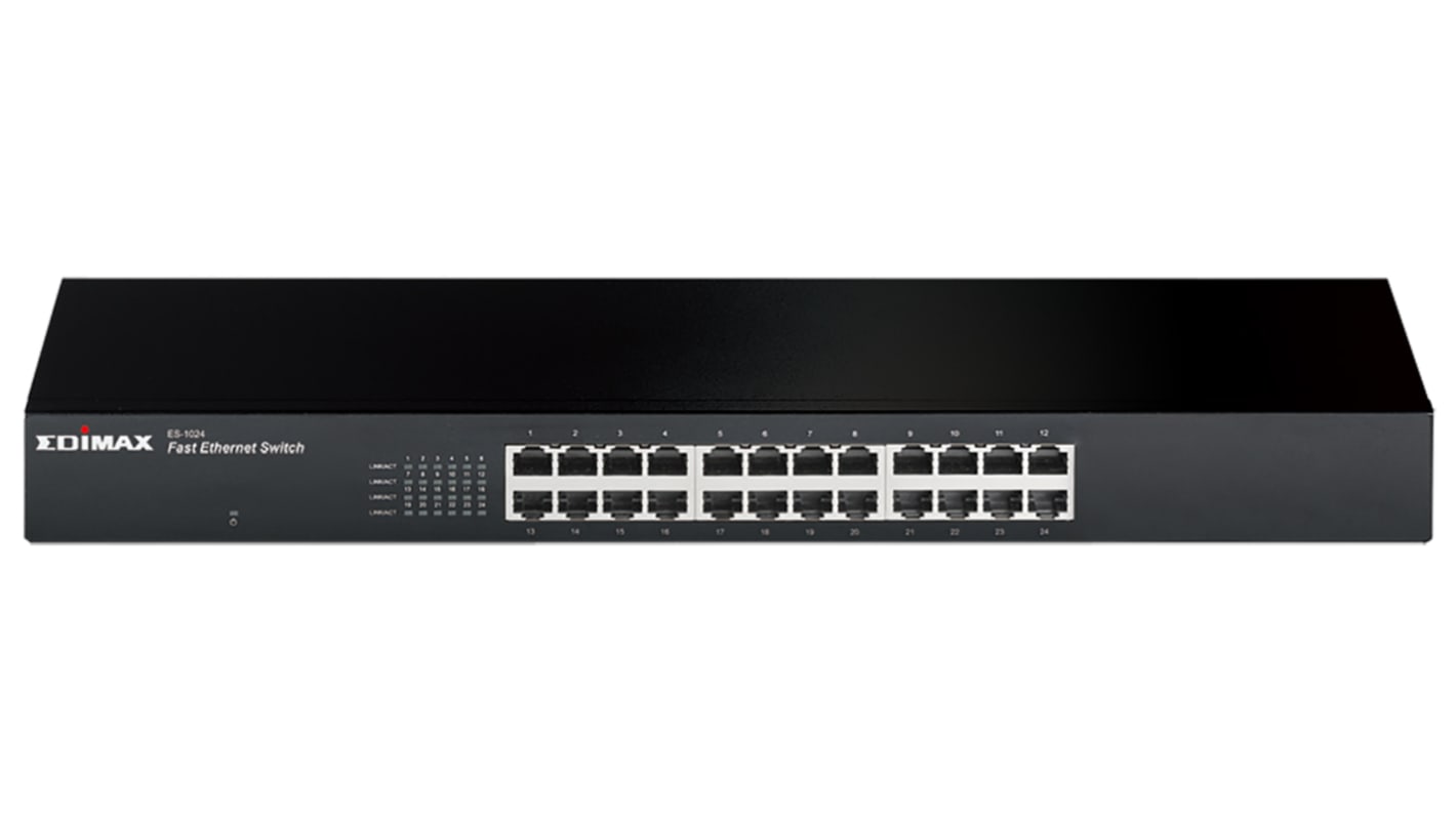 Ethernet Switch 24-portowy , montaż: szafa RACK, Edimax