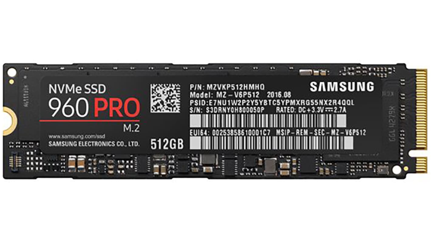 Samsung 960 EVO M.2 (2280) 512 GB Internal SSD Hard Drive