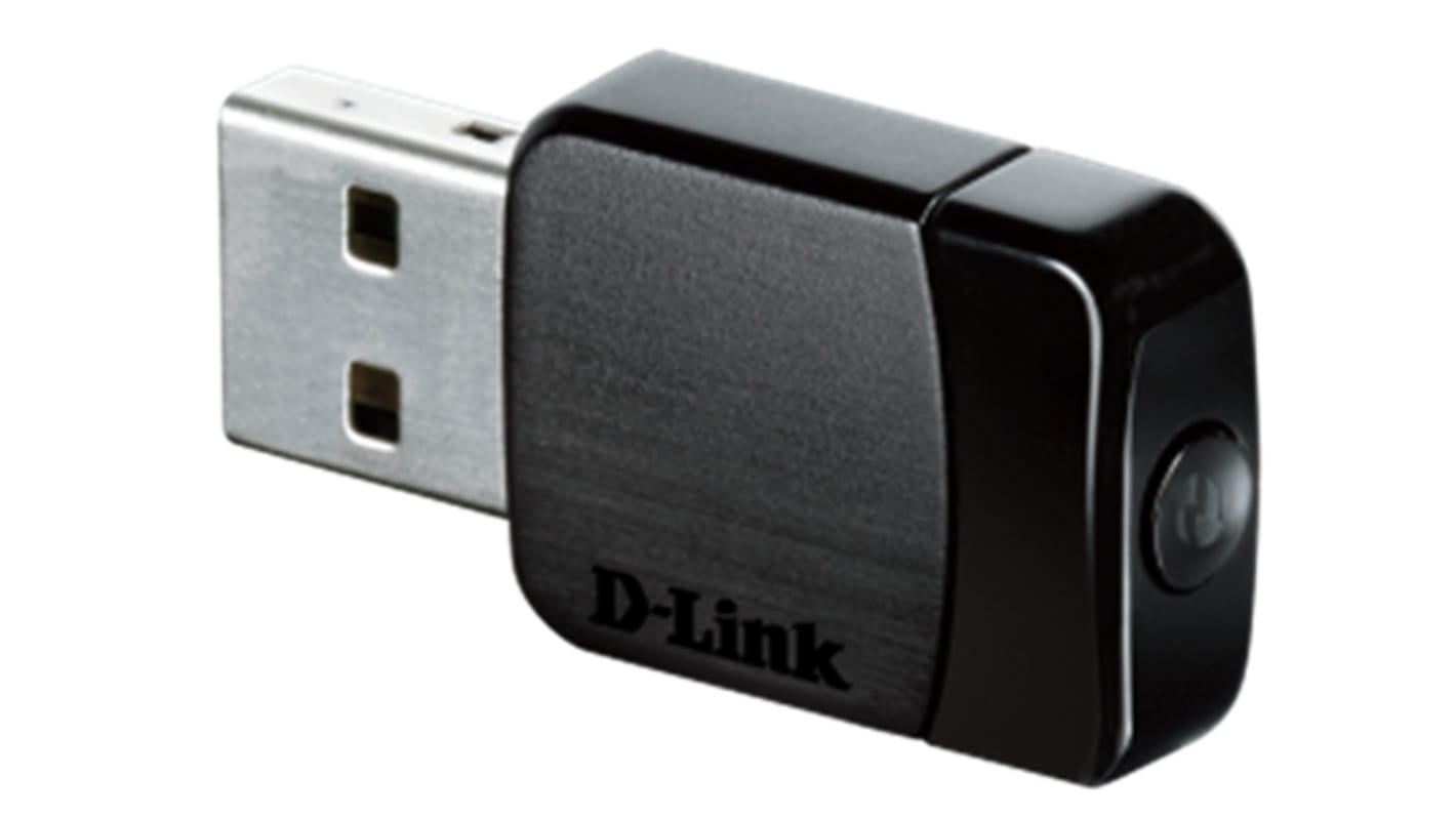 Adaptador WiFi, D-Link, USB 2.0, 433Mbit/s 2.4GHz AC600 802.11a, 802.11ac, 802.11b, 802.11g, 802.11n WiFi