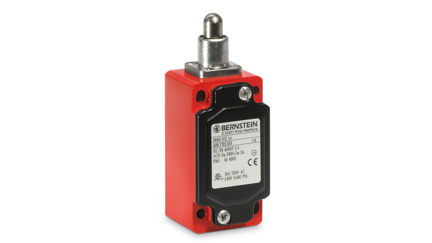 ENM2-EX Limit Switch With Push Bolt Actuator, Die Cast Aluminium, NO/NC ATEX