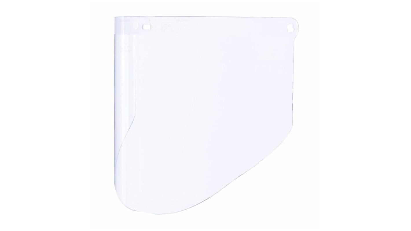 3M Clear PC Visor, Resistant To Flying Particles, Liquids