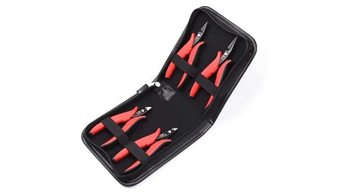 RS PRO 4-Piece Plier Set, 250 mm Overall