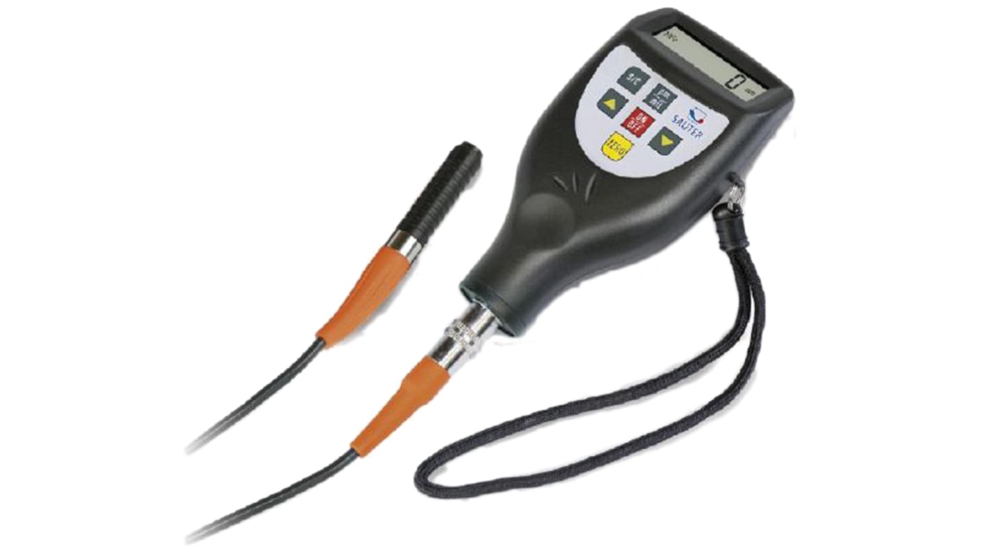 Sauter TE 1250-0.1N. Thickness Meter, 100μm - 100μm, 3 % Accuracy, 0.1 μm, 1 μm Resolution, LCD Display