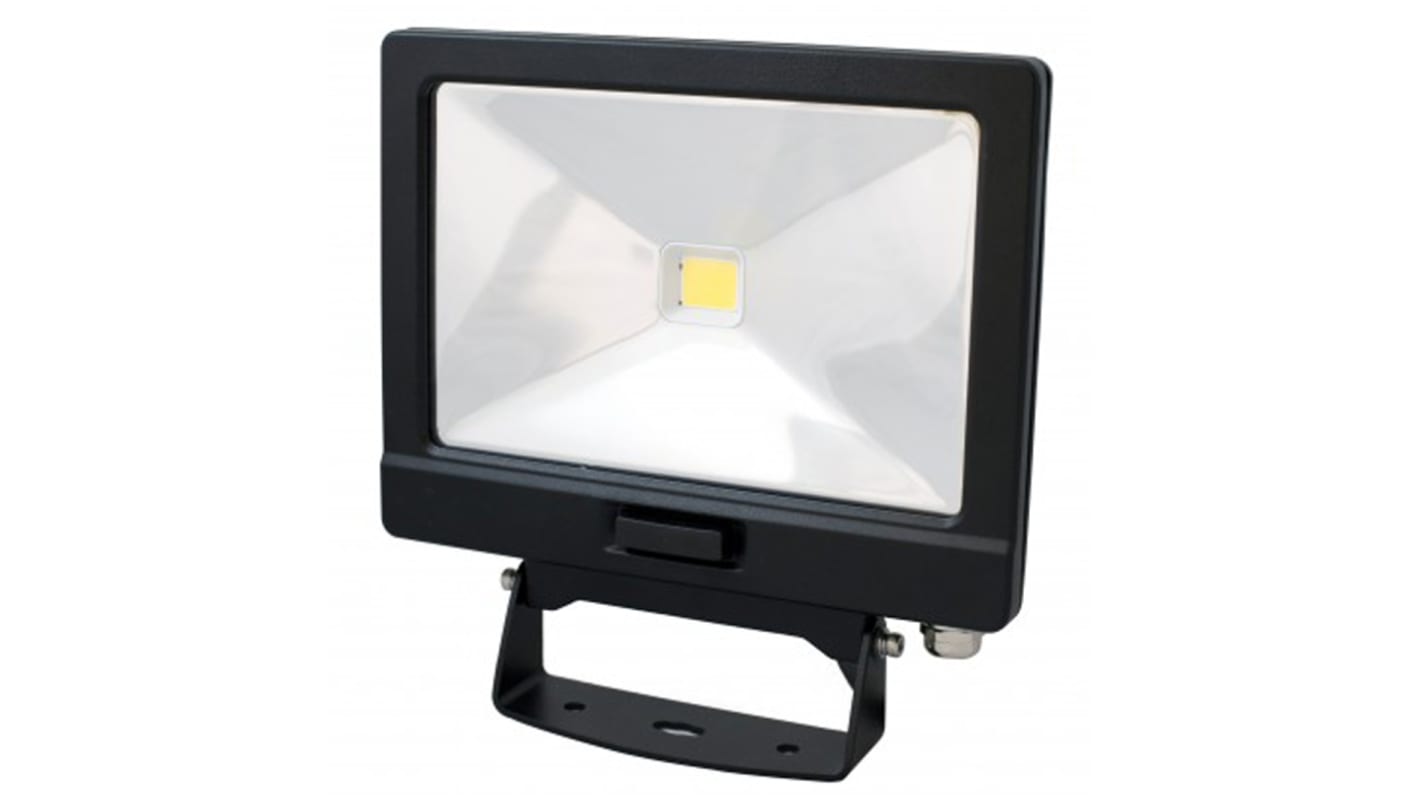 RS PRO, Security Floodlight, 50 W, 4000 lm, IP65, 220 → 240 V ac