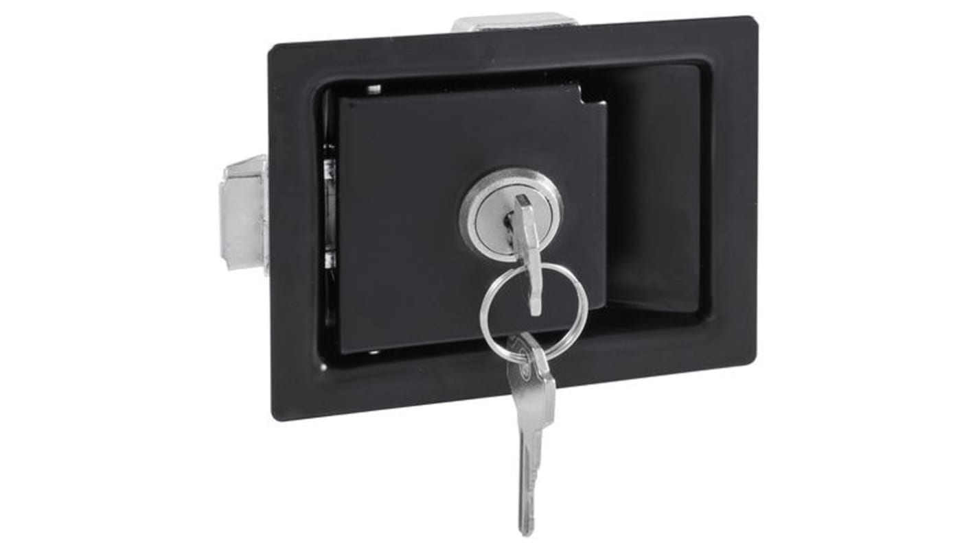 RS PRO Steel Lockable,Spring Loaded Paddle Latch, 84 x 68 x 41mm RS