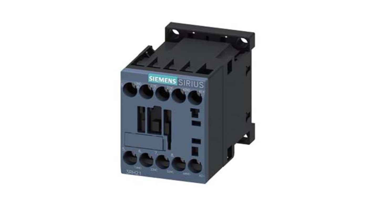 Contattore Siemens, serie 3RH2, 2 NO + 2 NC, 10 A