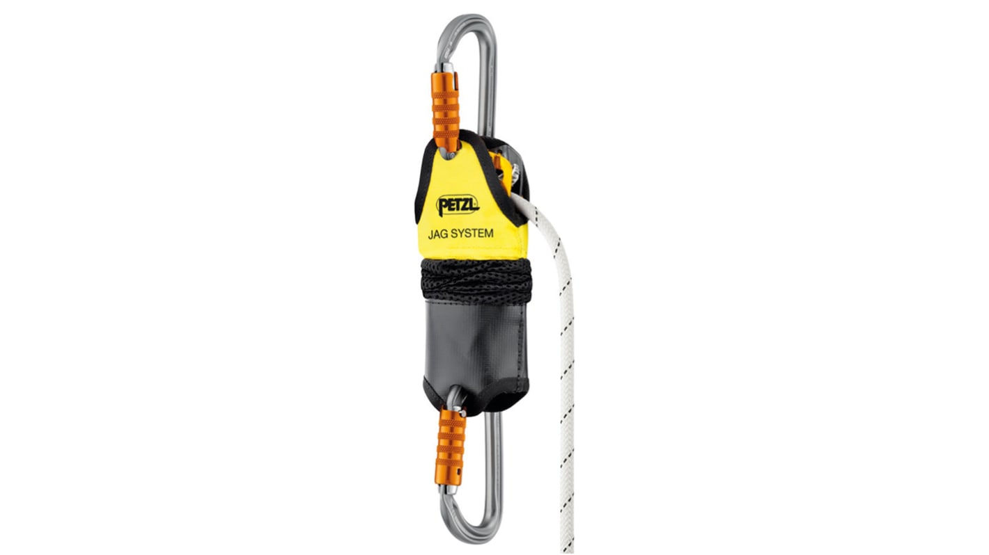 Sistema JAG Petzl contenente JAG Traxion, JAG, corda di trasporto da 8 mm, guaina protettiva, L. 0,1m