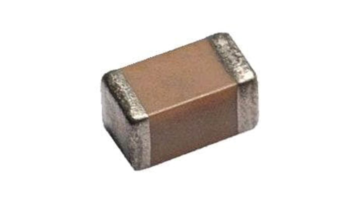 KYOCERA AVX 10nF Multilayer Ceramic Capacitor MLCC, 16V dc V, ±10% , SMD