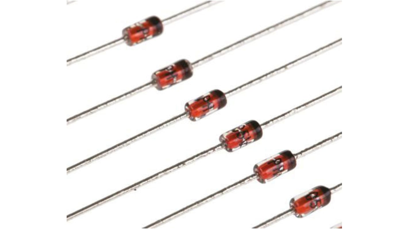 Nexperia, 15V Zener Diode ±2% 500 mW Through Hole 2-Pin SOD27 (DO-35)