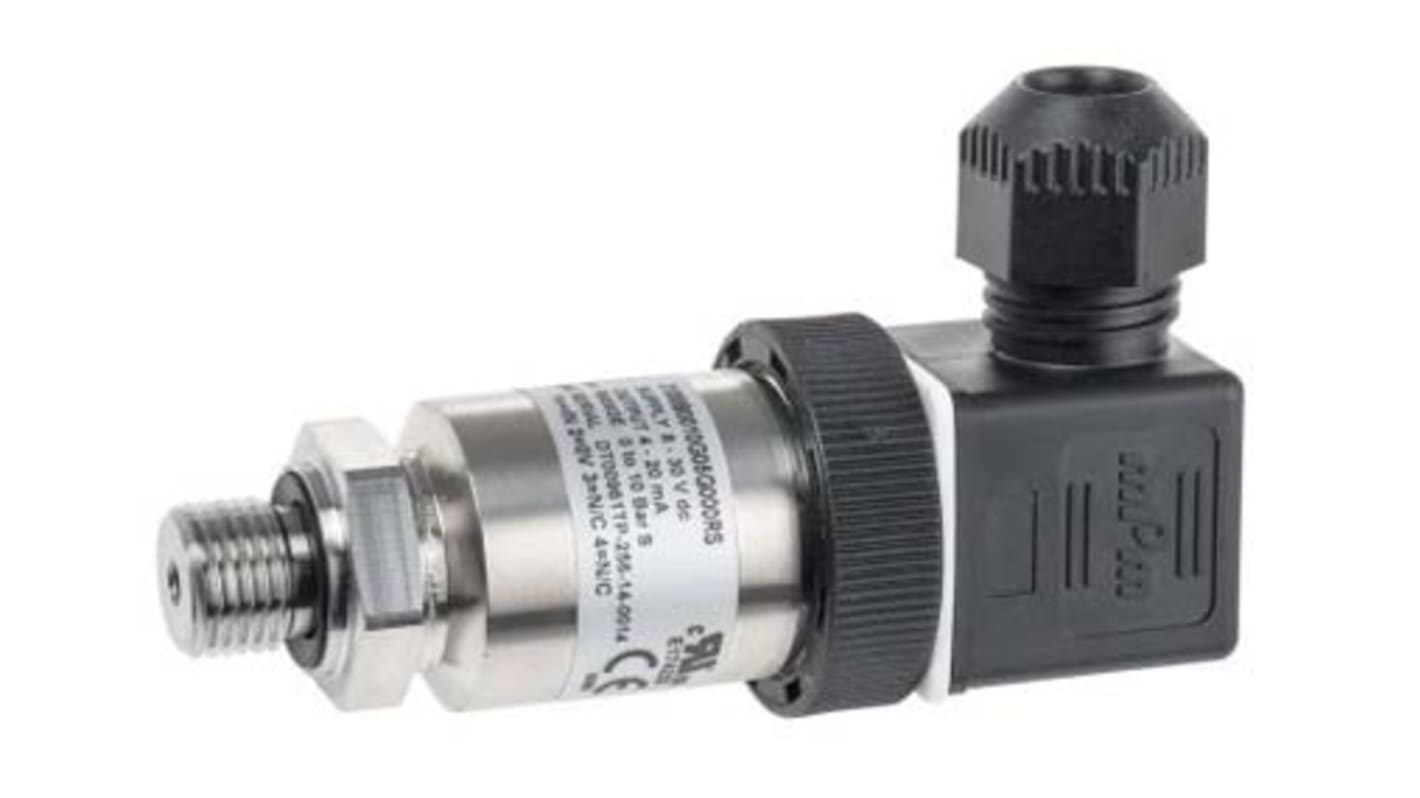 Gems Sensors 3100 Series Pressure Sensor, 0bar Min, 160bar Max, Analogue Output, Relative Reading