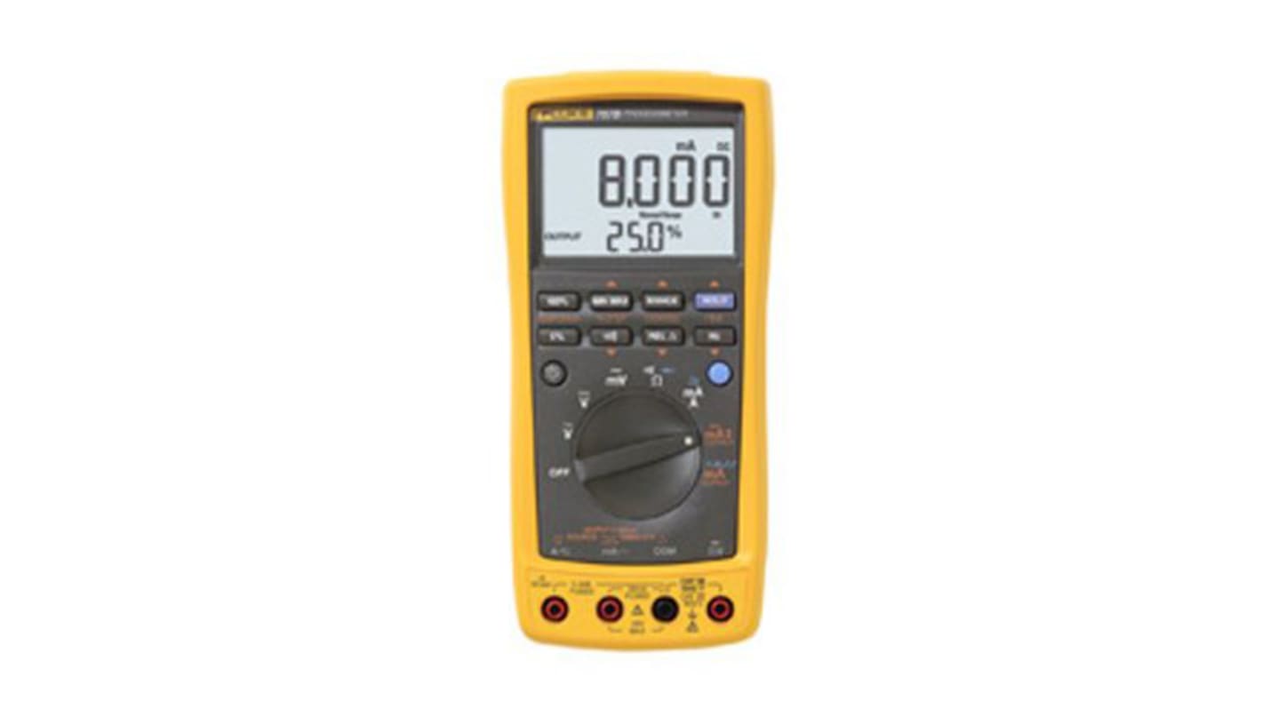 Fluke 787B Handheld Digital Multimeter, True RMS, 1A ac Max, 1A dc Max, 1000V ac Max - UKAS Calibrated