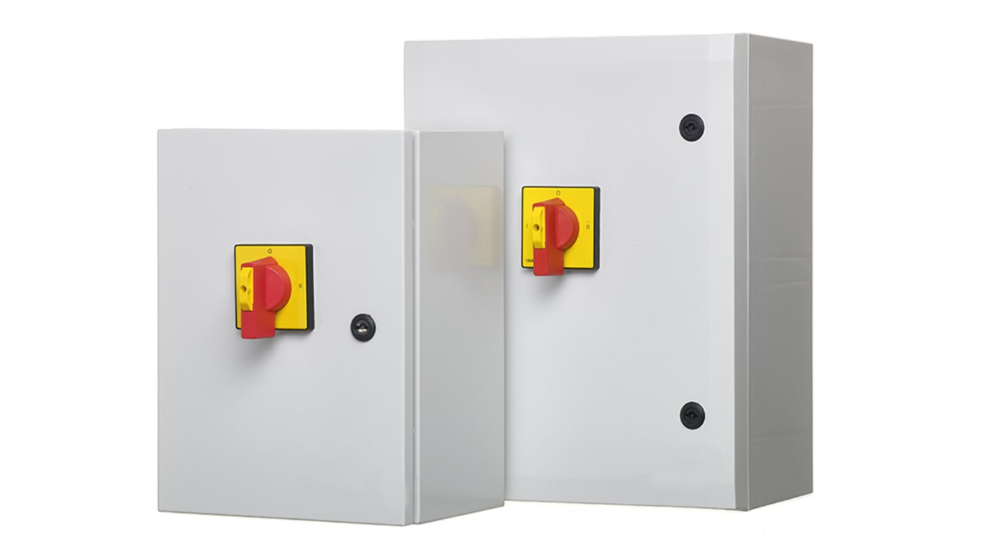 RS PRO 4P Pole Panel Mount Isolator Switch - 63A Maximum Current, IP65 | RS