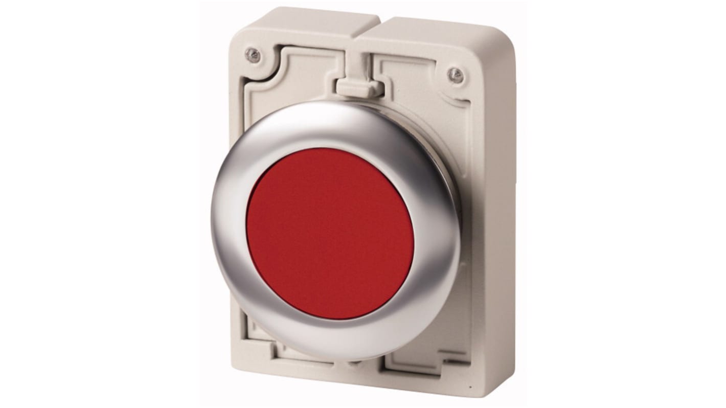 Eaton RMQ Titan M30 Series Red Momentary Push Button, 30mm Cutout, IP67