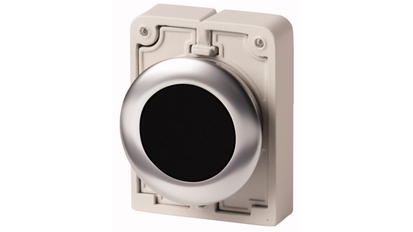 Eaton RMQ Titan M30 Series Black Momentary Push Button, 30mm Cutout, IP67