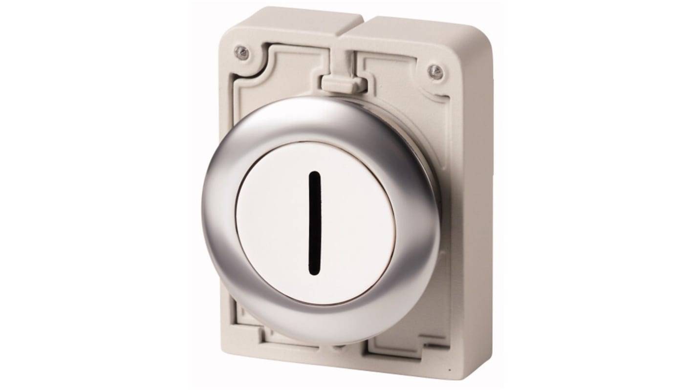 Eaton RMQ Titan M30 Series White Momentary Push Button, 30mm Cutout, IP67