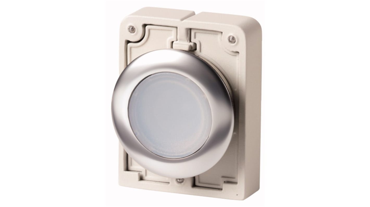 Bouton-poussoir Eaton, RMQ Titan M30 Blanc, Ø découpe 30mm, Maintenu