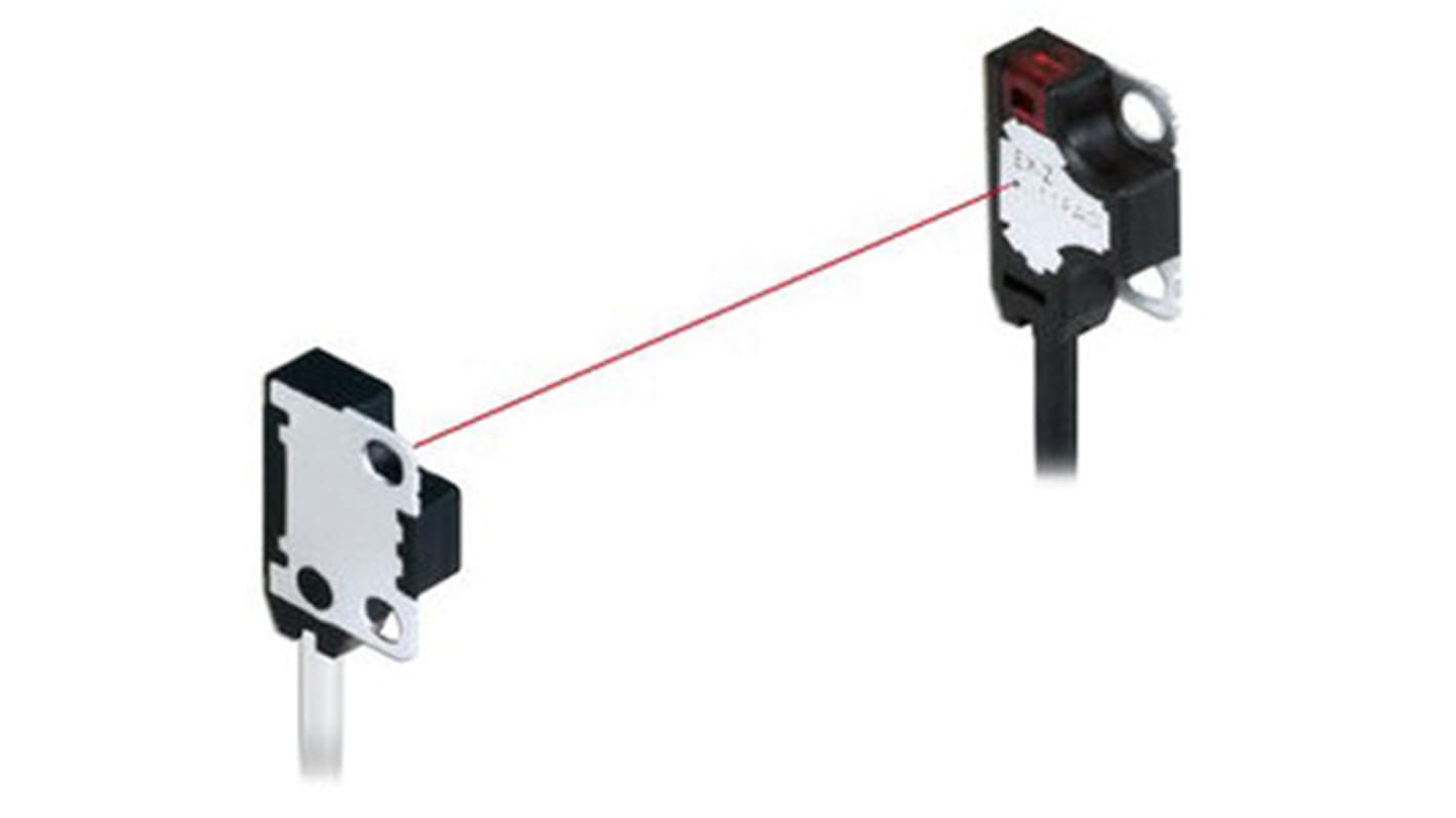 Panasonic Through Beam Photoelectric Sensor, Block Sensor, 50 mm Detection Range