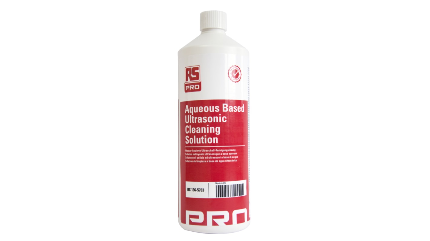 RS PRO 1L Bottle Ultrasonic Cleaning Fluid RS
