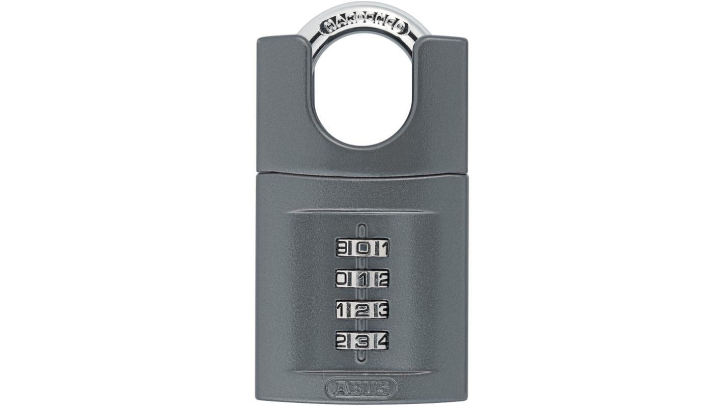 72968 ABUS Combination Weatherproof Zinc Padlock, 8mm Shackle, 50mm Body RS