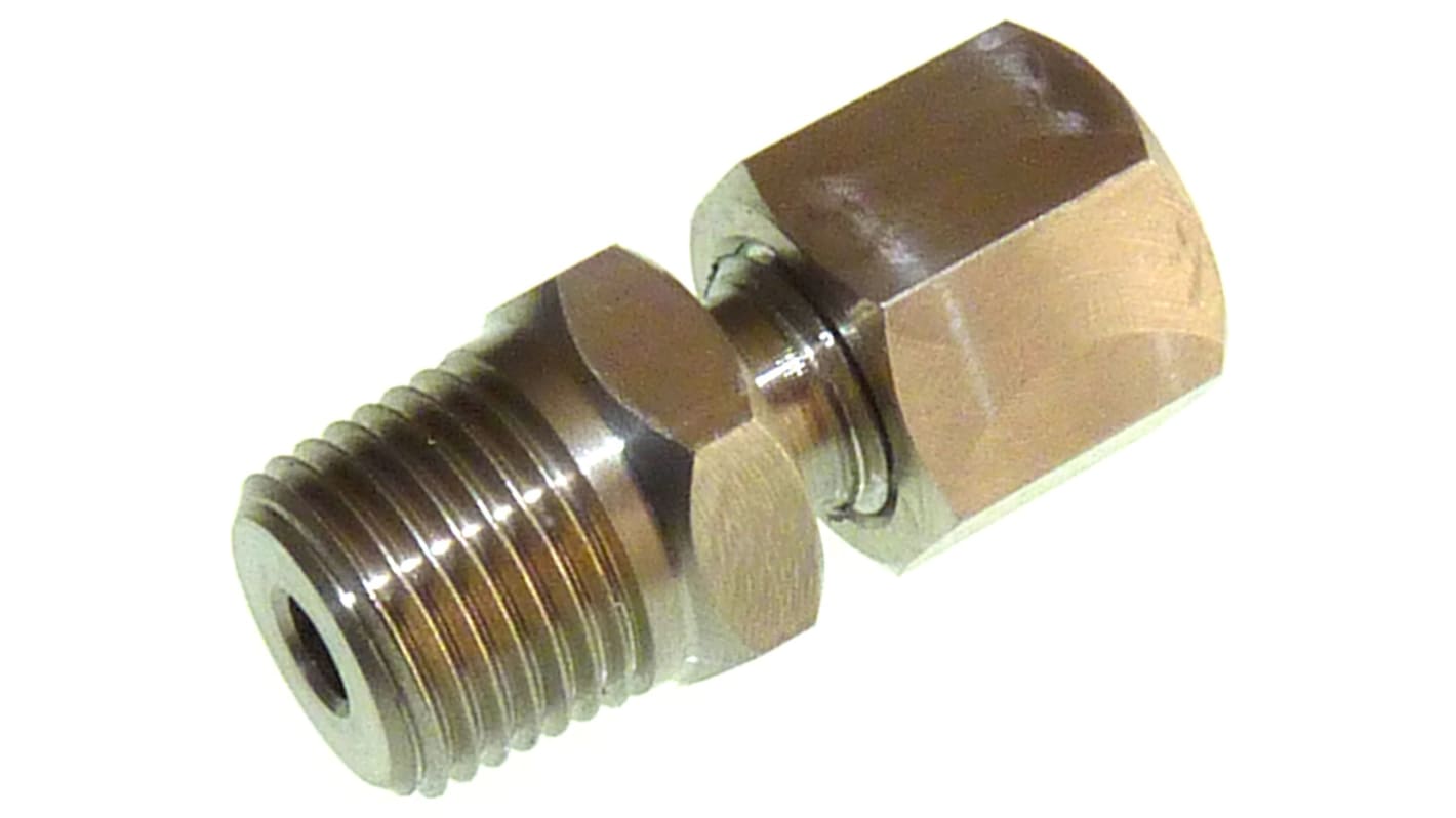RS PRO In-Line Thermocouple Compression Fitting for Use with 2 mm Probe Thermocouple, M8 x 1, RoHS Compliant Standard