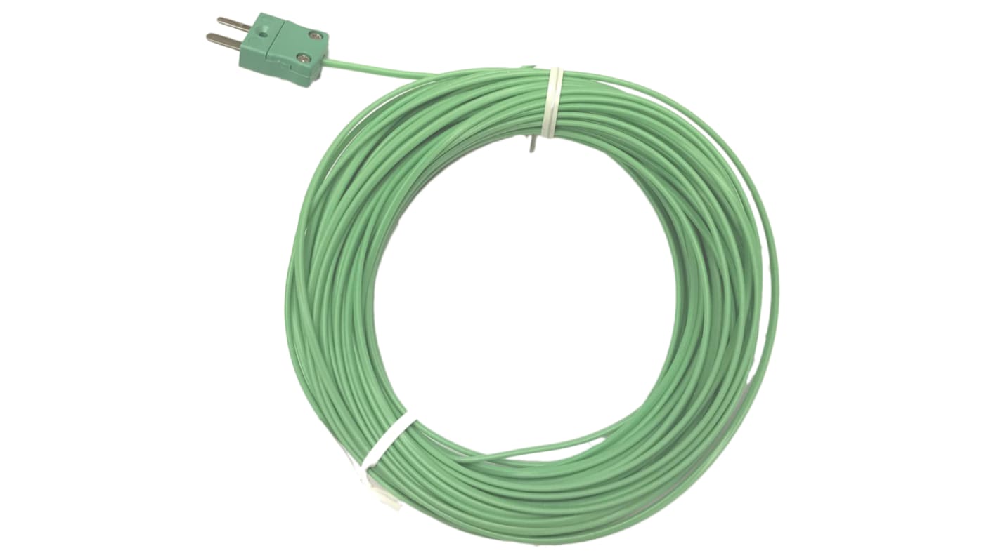 RS PRO Type K Exposed Junction Thermocouple 1m Length, 1/0.3mm Diameter → +250°C