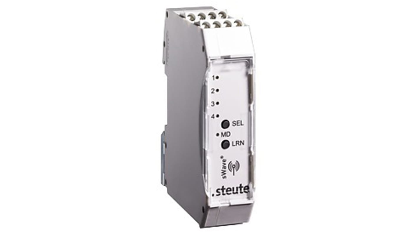 Steute Remote Control Base Station RF Rx SW868 4S 24VDC, Receiver, 868.3MHz