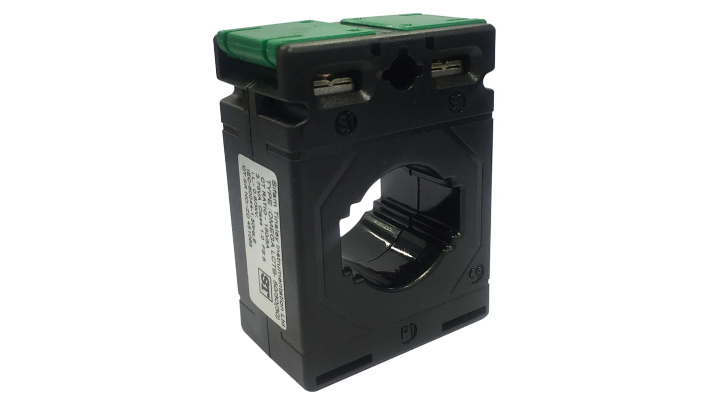 Sifam Tinsley Omega XMER Series Current Transformer, 80A Input, 80:5, 5 A Output, 26mm Bore