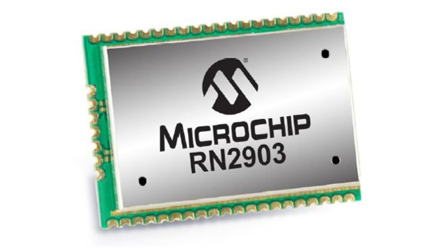 Microchip RN2903A-I/RM098 RF Transceiver Module 902 → 928MHz, 2.1 → 3.6V