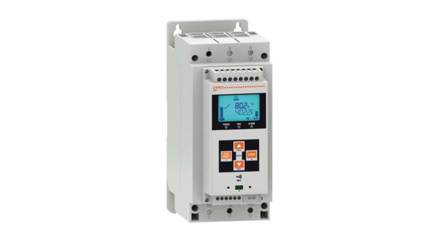 Lovato Soft Starter, Soft Start, 55 kW, 600 V ac, 2 Phase, IP00