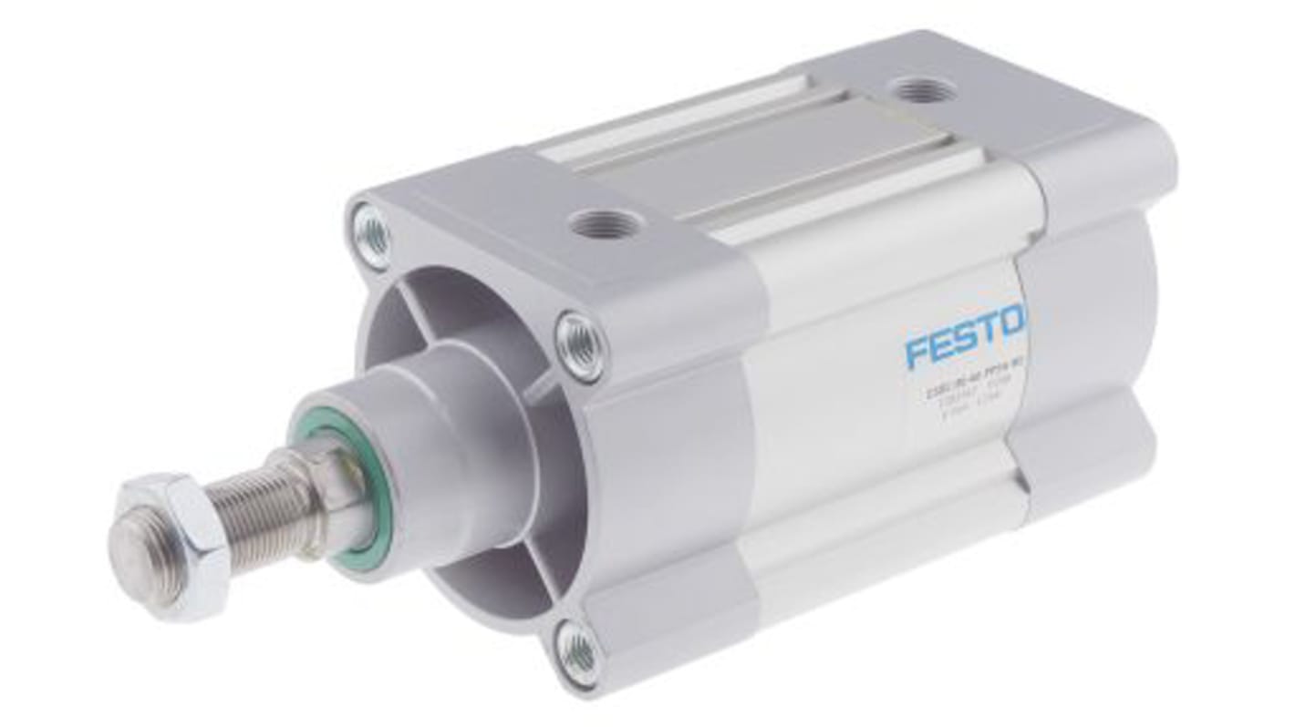 Festo Pneumatic Piston Rod Cylinder - 1383366, 80mm Bore, 25mm Stroke, DSBC Series, Double Acting