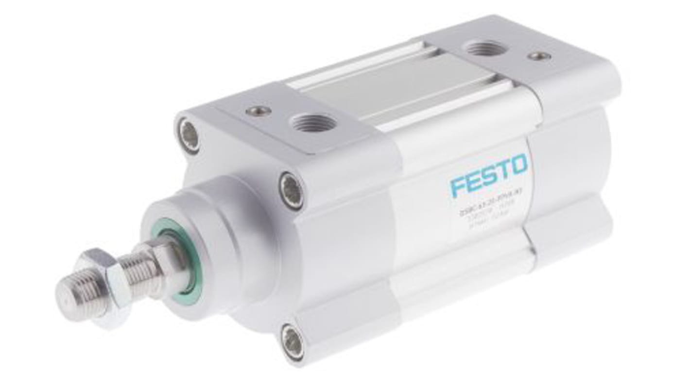 Festo Pneumatic Piston Rod Cylinder - 1383579, 63mm Bore, 40mm Stroke, DSBC Series, Double Acting