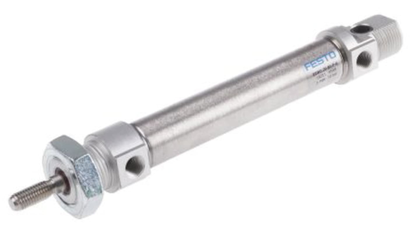 Festo Pneumatic Cylinder - 1908287, 20mm Bore, 70mm Stroke, DSNU Series, Double Acting