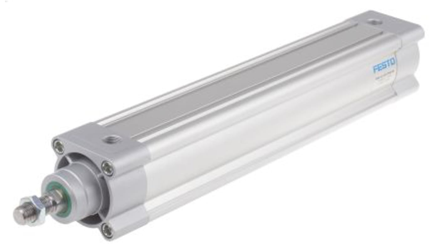 Dugattyúrudas pneumatikus munkahenger Dupla művelet, 493.1 x 75 x 75mm Festo DSBC-63-300-PPVA-N3 Férfi G 3/8