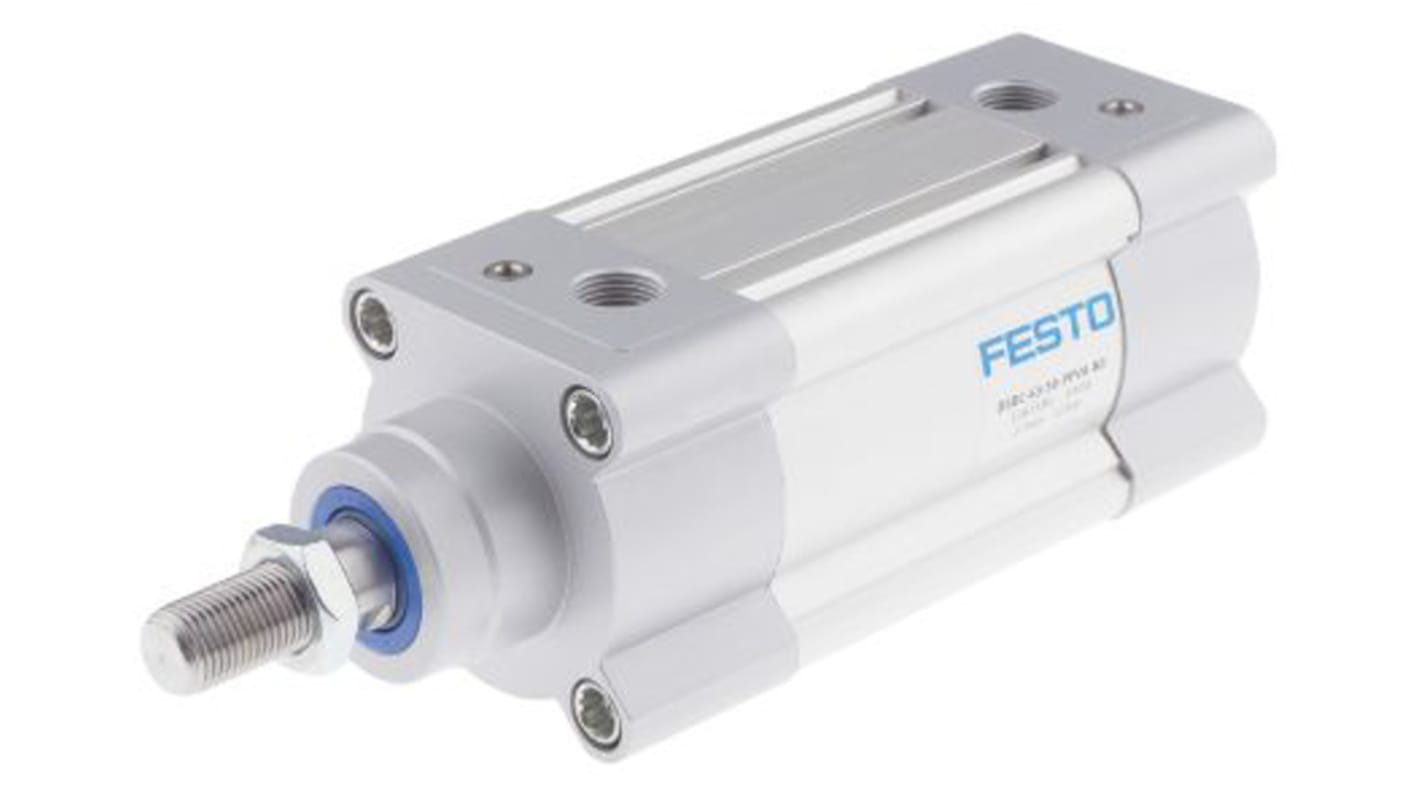 Cilindro pneumatico a stelo Festo DSBC 2126686, Doppio effetto, foro da 63mm, corsa 60mm, G 3/8, 12 bar max