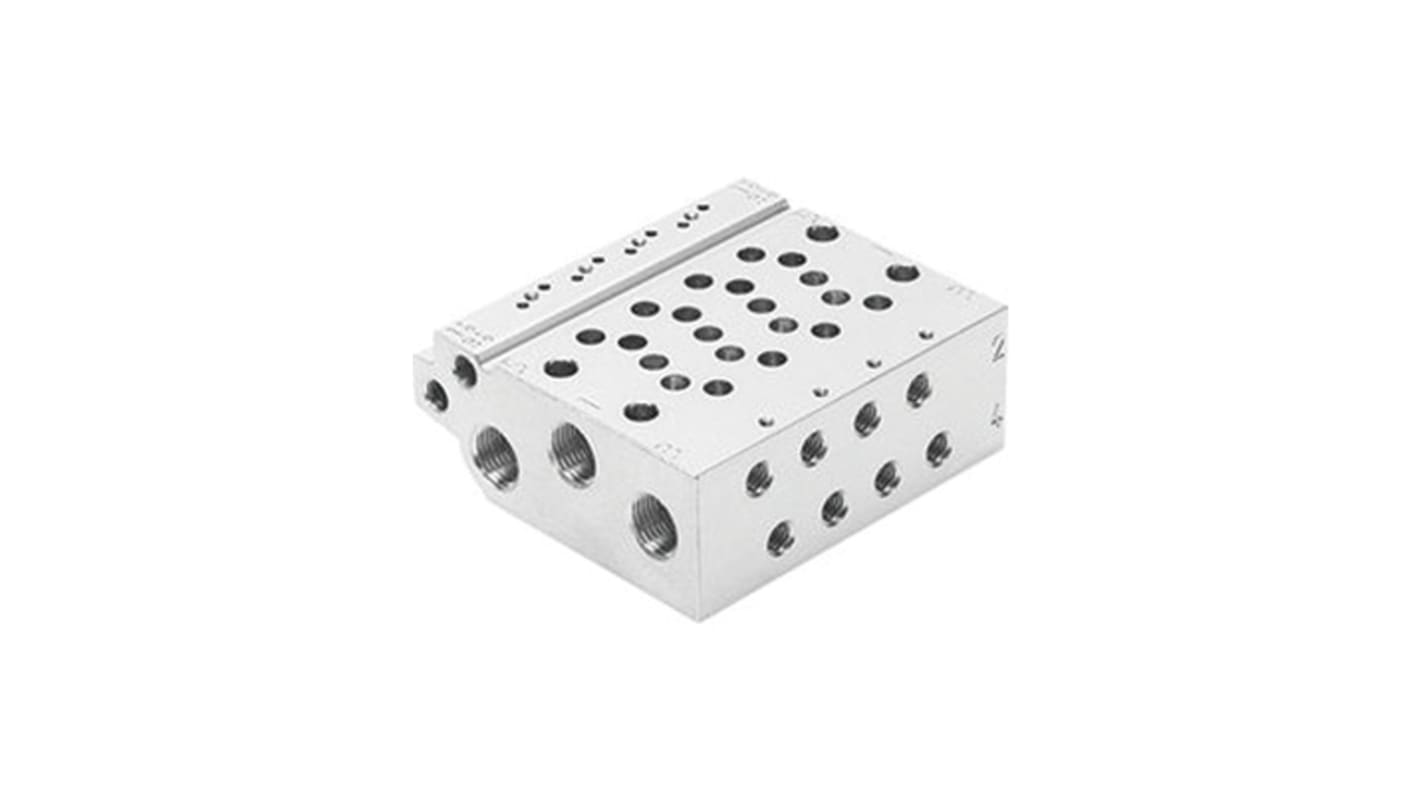 Festo VABM series 2 station G 1/4 Manifold Base for use with VUVG-B Series Sub-Base Valves