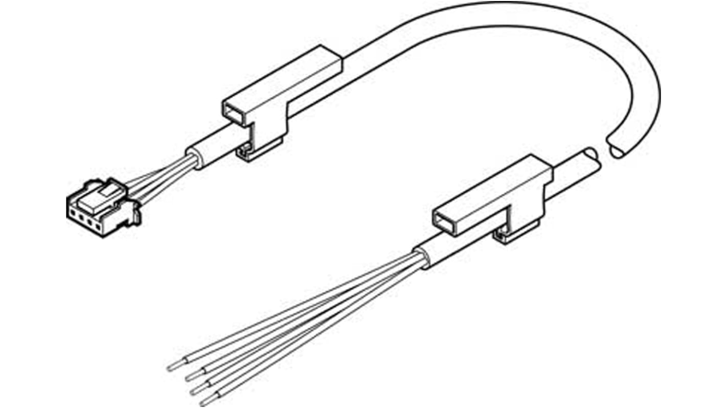 Festo, ケーブルリード, NEBSシリーズ, NEBS-L1G4-K-5-LE4