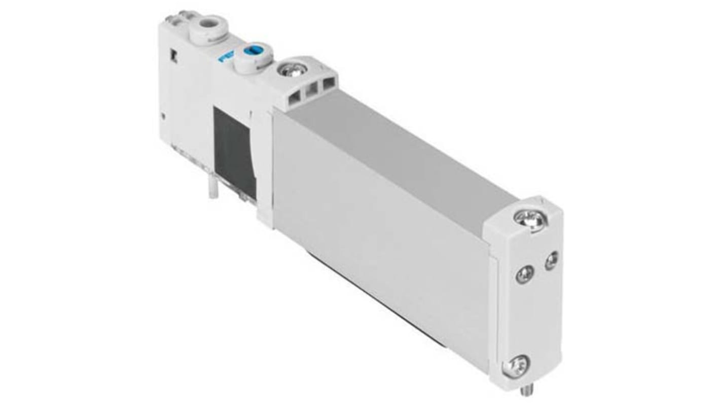 Válvula de solenoide Festo, Serie VUVG, Función 3/2, Sistemas eléctricos, Colector, 530l/min