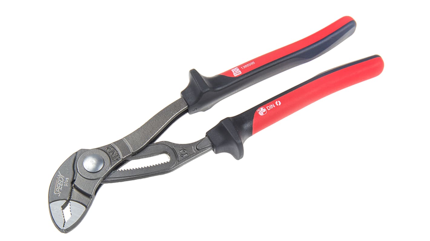 RS PRO Water Pump Pliers, 250 mm Overall