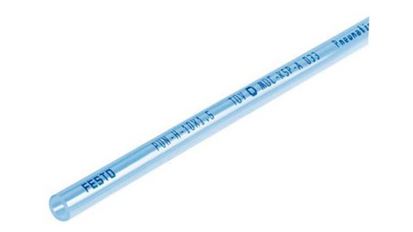 Festo PUN-H Druckluftrohr Polyurethan Blau, Innen-Ø 2.6mm / Außen 4mm x 50m bis 10 bar