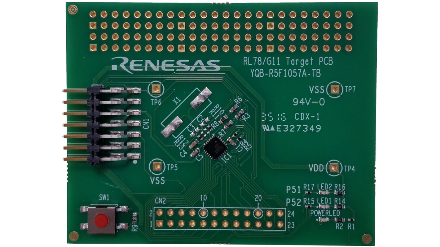 Placa de evaluación de Renesas Electronics