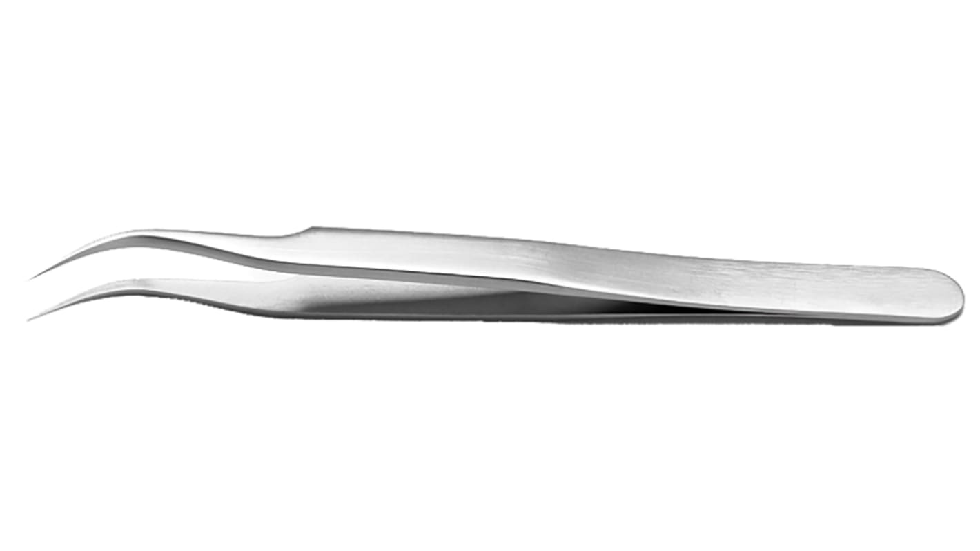 Idealtek 115 mm, Titanium, Curved, Fine, Tweezers