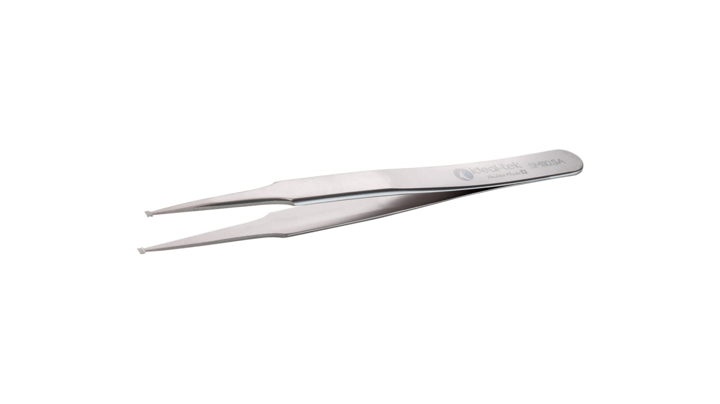 ideal-tek 120 mm, Polyester (Handle), Stainless Steel (Body), Flat, Tweezers