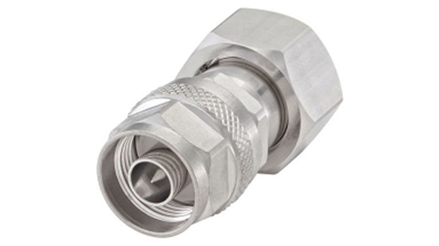 Adaptateur coaxial Rosenberger N Mâle vers 4.3-10 Mâle, Droit, 50Ω 12GHz