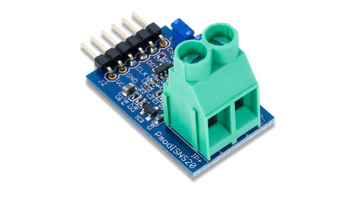 Digilent Pmod ISNS20: 20A Current Sensor Expansion Module