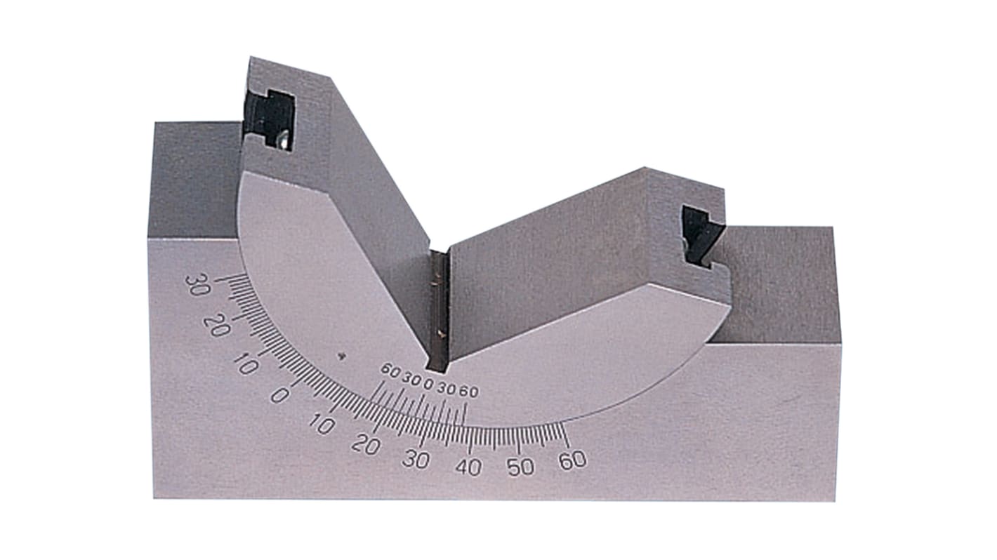 Misuratore ad angolo regolabile RS PRO, in Acciaio, 102 x 48 x 30mm