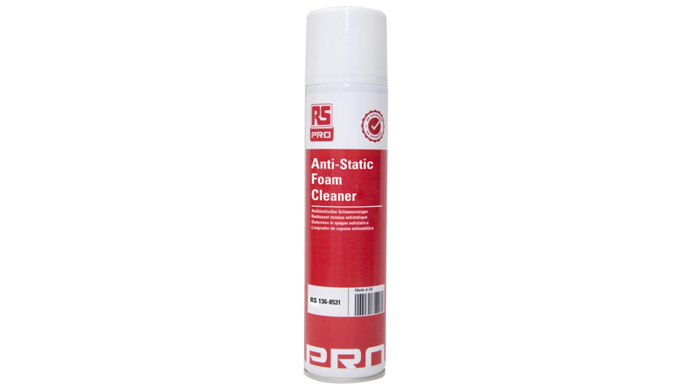 RS PRO 400ml Antistatischer Schaumreiniger Antistatik