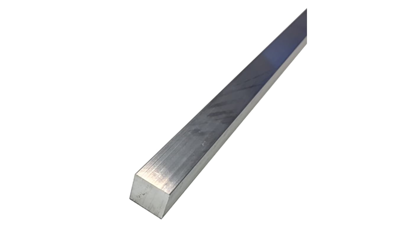 RS PRO Aluminium Square Bar, 15mm W, 15mm H, 1m L