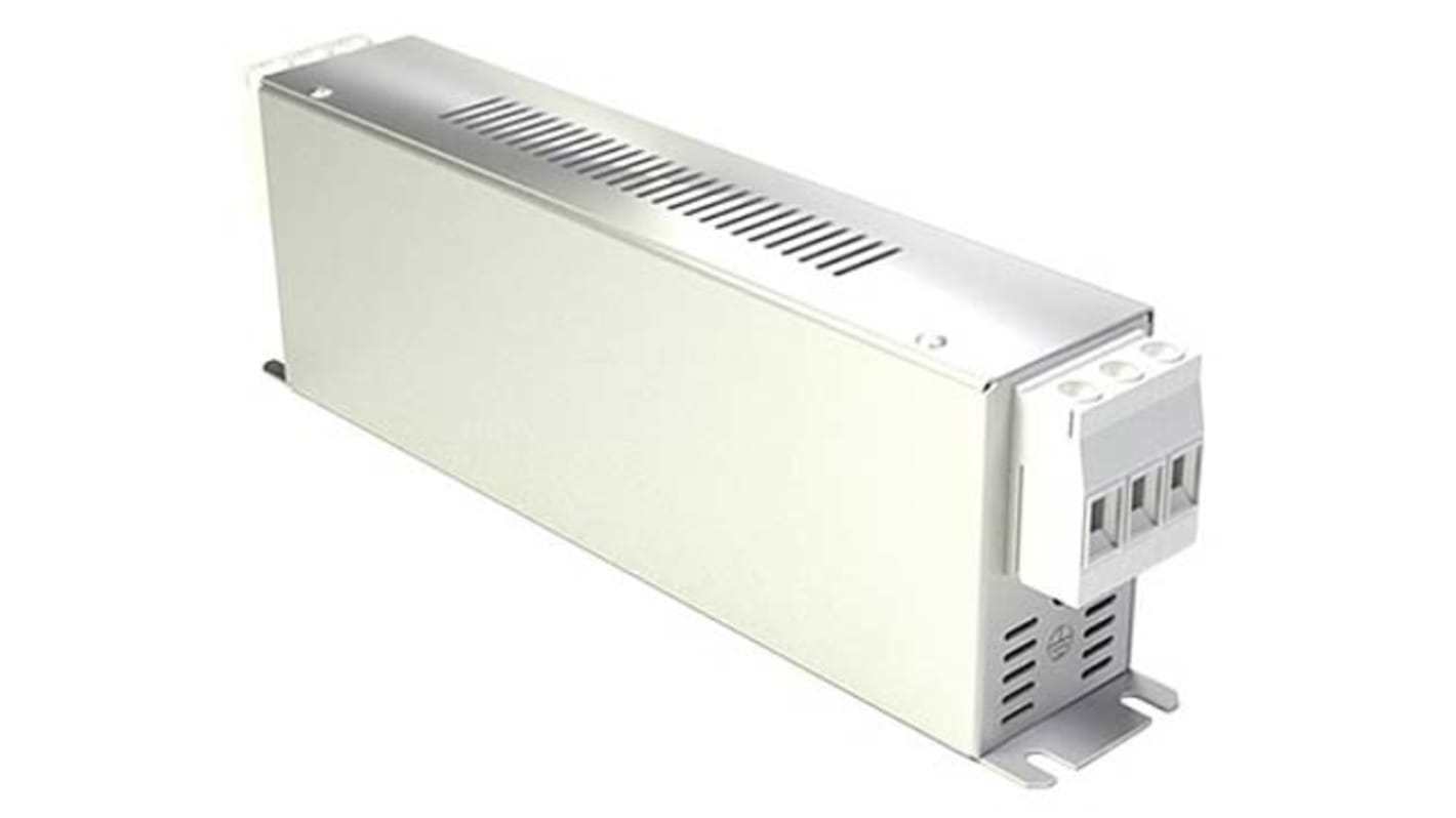 KEMET EMC-szűrő 180A, 530/305 V AC, 50 → 60Hz, Sasszira szerelhető, lezárás: Sorkapocs 4,7 mA, FLLD3 sorozat 45W