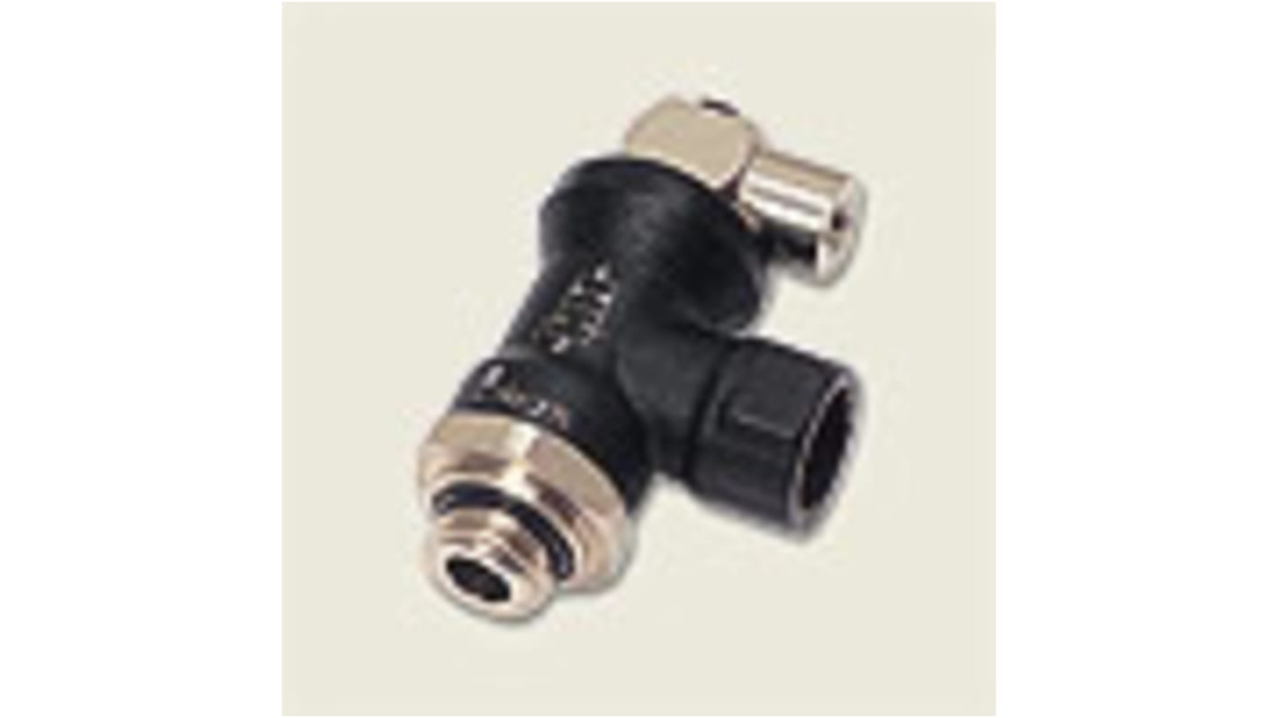 Legris 7881 Series Threaded Fitting, G 1/4 Female Inlet Port x G 1/4 Male Outlet Port